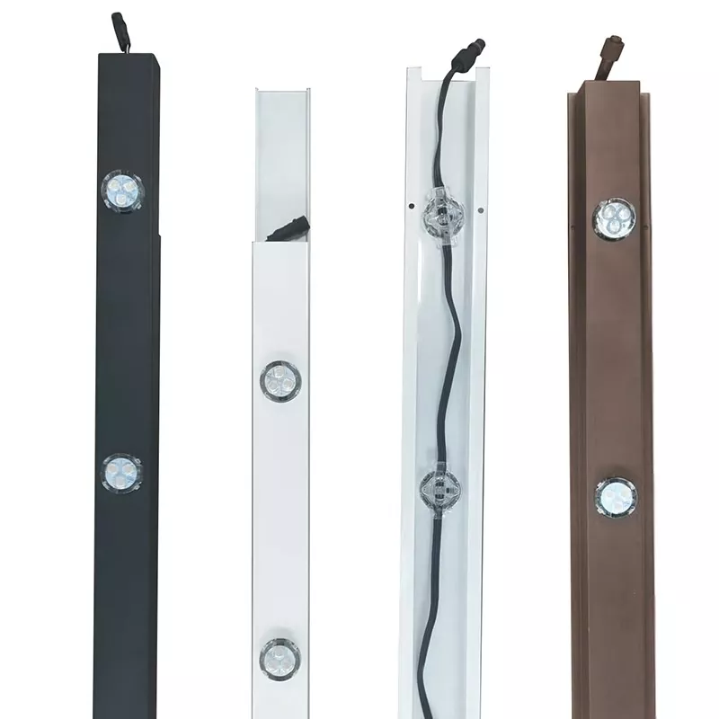 Enkel- en dubbelsporige aluminium rails
